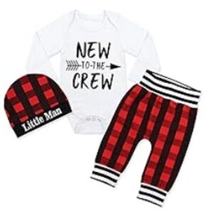 🆕️ NWT Baby Outfit Set with Onesie and Striped Pants